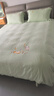 罗莱家纺全棉磨毛四件套柔软纯棉三件套秋冬保暖床上用品 栖叶【咖啡色】 32支 1.8米/四件套 床单款 （220*250cm） 实拍图