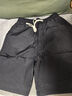 Foss Phil短裤男装夏季工装潮牌休闲冰丝中裤宽松运动五分裤子9906黑色XL 实拍图