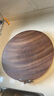 正宗越南红铁木砧板切菜板家用抗菌粘板圆形案板实木刀板菜墩加厚 直径44*厚5cm钢圈包边正宗红铁木 实拍图