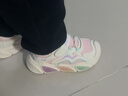 牧童童鞋运动鞋夏款儿童闪灯鞋男童网面鞋轻便透气女童休闲跑步鞋 海棠粉（舒适双网） 27 鞋内长17.5cm 实拍图