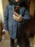 雪中飞貉子毛大毛领羽绒服鹅绒男士冬季常规款防风加厚时尚休闲百搭外套 黑色 XL (180) 实拍图