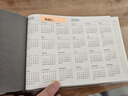 无印良品（MUJI）PVC封面月周记笔记本/2024年12月开始 2025手账本计划本记事本日程本本 88张/灰白色/B6横款 实拍图