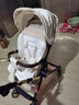 Justyes嘉也泡芙双向高景观婴儿推车可坐可躺轻便折叠新生儿宝宝婴儿车 卡其米plus【靠背三档机械调节】 实拍图