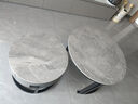 柏莱帝尼（Bolatine）实木茶几客厅岩板轻奢小户型可伸缩圆形茶几桌 黑架灰柜【70阿玛尼+50阿玛尼】 实拍图
