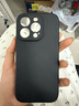 巴蒂尼 适用苹果17promax手机壳iphone16新款15液态硅胶14pro情侣ip13镜头全包防摔12相机按键纯色软外壳 【石墨黑】顶配真液态*AI拍照按键*亲肤不沾灰 iPhone 16 Pr 实拍图