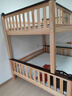 莱客轩（LAIKEXUAN）儿童上下床双层实木高低子母床可分体拼接床爬梯款上铺150下铺180 实拍图