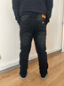 花花公子（PLAYBOY）牛仔裤男潮流春夏季休闲裤子男士宽松商务直筒百搭长裤 黑色 36 实拍图
