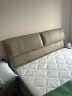 慕思（de RUCCI） 床双人床 皮床意式轻奢大床主卧真皮床卧室家具大床皮艺床 齐边款(深米色103)+053床头柜*2 1800*2000 实拍图