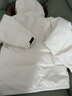 Teenie Weenie小熊男装简约休闲羽绒服秋冬大毛领情侣款羽绒服 白色 2XL (185) 实拍图