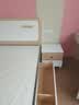 首年全实木床轻奢床现代简约主卧双人床白色高箱储物婚床卧室家具 静音床+床头柜*2+天丝乳胶床垫 1.8米*2米抽屉款 实拍图