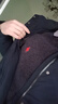 罗蒙（ROMON）加绒加厚男士毛衣新款衬衫领假两件冬季保暖一体绒针织打底衫男装 灰色:【加厚】 加绒 XL 175:【体重135-150斤】 实拍图