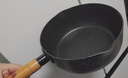 天喜（TIANXI）天喜雪平锅汤锅家用泡面锅炖锅麦饭石不粘锅汤桶煮粥蒸煮奶锅小锅 20CM中号+玻璃盖+蒸笼 20cm 实拍图