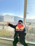 SooGree滑雪镜滑雪护目镜骑行防风镜户外登山眼镜男女儿童滑雪装备护具 白框炫彩（儿童成人通用） 实拍图