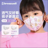 松研Breazwell儿童口罩一次性3d立体婴幼儿轻薄透气卡通防尘防飞沫花粉小孩口罩女童S码3-10岁 30只独立包装 实拍图