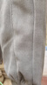 真维斯（Jeanswest）重磅束脚裤子男春秋季加绒雪尼尔宽松保暖男生抽绳休闲裤运动男裤 【加绒款】束脚-中灰#ZS纯色 加绒 2XL 实拍图