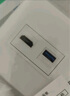 可思未来HDMI86面板4K60hz墙壁插座装修模块延长器免焊接直通母对母面板（HDMI2.0+3.5音频） KS-D-UMM10 实拍图