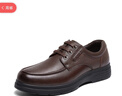 骆驼（CAMEL）牛皮系带中年爸爸鞋增高经典商务休闲皮鞋男 G15A211067 棕色 42 实拍图