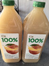 汇源100%果汁2L大桶瓶装果汁 桃汁+桃汁 2L*2桶 实拍图
