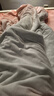 海澜之家（HLA）牛奶绒四件套防静电高端双面亲肤珊瑚绒床单被套简约风床品套件 渐变风粉桃 三件套/被套150*200床单180*230 实拍图