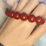 2025蛇年本命年朱砂手串正品男款女士高含量紫金砂单圈转运珠手链 12mm朱砂手串【附鉴定证书】 实拍图