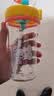 comobebe可萌贝比小鲸鱼喷水杯儿童保温杯宝宝喝水神器学生吸管趣味喷泉杯 316不锈钢大容量保温杯-黄色 550ml 实拍图