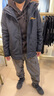 Jack Wolfskin狼爪冲锋衣男秋冬户外两件套防水大码抓绒三合一外套5012776 776-6000/黑色 M 175/96A 实拍图