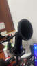 depusheng专业麦克风防喷罩 电容麦录音配音主播直播K歌电脑游戏USB电容麦话筒防风悬臂支架通用双层小号 实拍图
