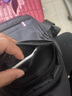 畅印男士帆布胸包单肩斜挎包男运动胸前包潮流夏季耐磨小背包 黑色 实拍图