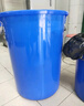 科力邦（Kelibang） 大号塑料桶 圆形收纳桶大容量水桶酒店厨房工业环卫物业垃圾桶 有盖100L蓝色 KB3002 实拍图