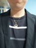 七可和田玉平安扣银项链女本命年龙吊坠纪念日生日礼物实用送女友老婆 实拍图