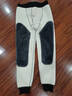 南极人保暖裤男士双层护膝贴片加厚打底裤保暖下装单件棉裤深麻灰4XL 实拍图