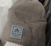 华臣羊帽子男女秋冬季毛线帽月子帽甜美可爱韩版帽子时尚百搭保暖针织帽 卡其色 均码有弹性 实拍图