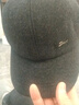 帽子男士冬天中老年保暖毛呢棒球帽秋冬季中年爸爸老人护耳鸭舌帽 soport铁标加厚护耳-灰色 适合50-60头围 实拍图