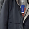 罗蒙（ROMON）鹅绒羽绒服男中长款加厚保暖可拆连帽冬季外套男Q26黑色180 实拍图