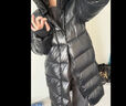 高梵黑金鹅绒服先锋4.0八格羽绒服女士2024新款中长款冬季极寒厚外套 黑色 L (130-150斤 飞天鹅绒329g） 实拍图