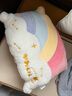 达克鸭彩虹抱枕星星靠垫客厅沙发靠枕办公室午睡枕头车用被少女心 方形云朵粉(42x30cm) 35-50cm(具体尺寸见选项) 实拍图