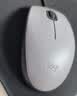 罗技（Logitech） M111 有线鼠标 笔记本台式机 USB办公家用光电图书馆安静企业采购鼠标 灰色 实拍图