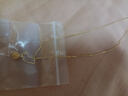 六福珠宝足金花丝玲珑转运珠黄金项链女款套链 计价 F63TBGN0015 约3.30克 实拍图