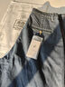 马登丹宁日系蓝色水洗牛仔宽松长裤休闲工装香蕉大码镰刀裤秋女 牛仔蓝 L 实拍图
