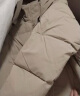 雪中飞短款羽绒服女2024新款时尚小个子冬休闲百搭舒适立领加厚保暖外套 卡其色 XL 实拍图
