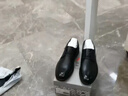 红蜻蜓男鞋商务正装皮鞋男士加绒棉鞋保暖高帮鞋 WTA7376黑色高帮42 实拍图