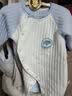 贝瑞加（Babyprints）婴儿连体衣秋冬男女宝宝保暖衣服夹棉加厚满月服柔软爬服 蓝象66 实拍图