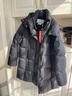 美力城暖天鹅泡芙羽绒服中长款女高端90鹅绒加厚外套保暖157 黑色 XS （80-95斤） 实拍图