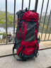 美星70升大容量户外运动户外登山背包双肩包旅行登山徒步露营多功能 红色(铝条版） 70升（送防雨罩）-A096 实拍图