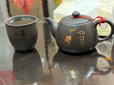 豪峰经典原矿紫砂壶功夫茶具仿古中式复古家用客厅单个茶壶套餐泡茶器礼盒 A款 紫砂山竹茶壶 200ML-礼盒装 实拍图