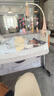 卡卡曼婴儿床铃玩具0-1岁床头摇铃音乐旋转电动礼盒婴幼儿玩具0-6个月 企鹅粉礼盒装-充电套装 新生婴幼儿礼物床挂 实拍图