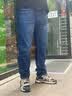 花花公子春夏季男士弹力牛仔裤宽松直筒百搭休闲裤工作干活耐磨薄款长裤子 009蓝色+021蓝色【夏款】 33 实拍图