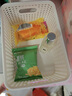 名创优品MINISO桌面收纳盒杂物收纳篮零食玩具整理收纳筐奶白色13L 2个装 实拍图