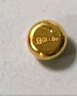 京工美作黄金足金999.9金豆攒金收藏投资黄金攒钱送老婆生日礼物金爱心1g 实拍图