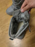 回力(Warrior)雪地靴男冬季高帮靴子男靴加绒加厚保暖鞋1984 灰色 42 实拍图